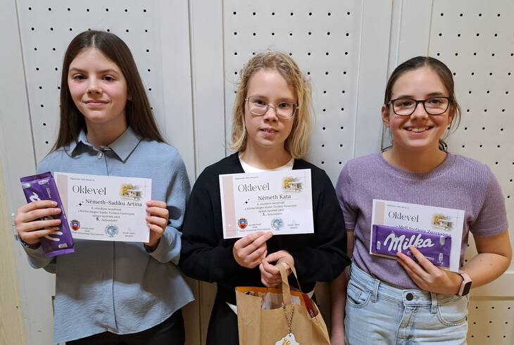 Sz�p sikerek a K�r�si Idegen Nyelvi Versenyen